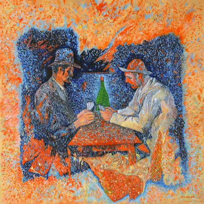 Painting Sorry Cezanne by artist Daniel Heller